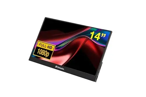 Produktbild: Verbatim PMT-14, Portable Touchscreen Monitor, mobiler 14