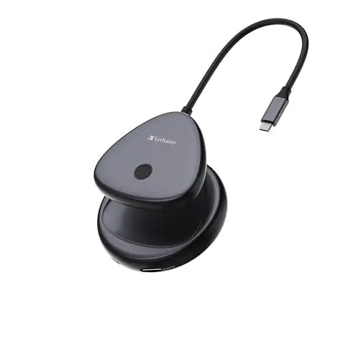 Produktbild: Verbatim Share My Screen 4K HDMI Wireless Transmitter und Receiver für Streaming, Video/Audio Übertragung, kabelloser HDMI Extender für Laptop, PC, Smartphone zu TV, Monitor, Beamer