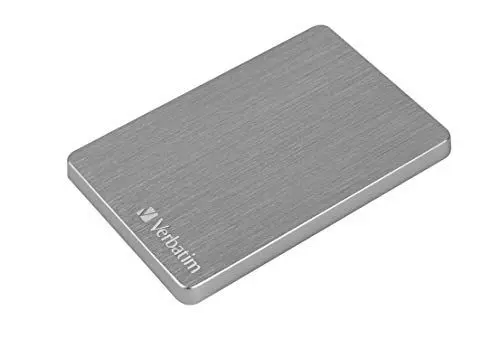 Produktbild: Verbatim Store 'n' Go ALU Slim, 2 TB, Space Grey, Externe Festplatte, USB 3.2 GEN 1, Festplatte extern aus Aluminium, für Windows & Mac OS X, tragbare Festplatte, USB Festplatte