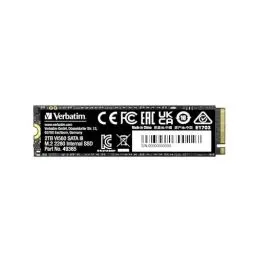 Produktbild: Verbatim Vi560 S3 SSD, internes SSD-Laufwerk mit 2 TB Datenspeicher, Solid State Drive mit SATA III M.2 2280 und 3D-NAND-Technologie, schwarz, ideal für Notebook und Ultrabook