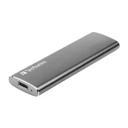 Produktbild: Verbatim Vx500 Externe SSD Festplatte, 1 TB, Portable Solid State Drive USB 3.2 Gen 2, externes Laufwerk für Mac, PC, Smartphone & Spielekonsole, spacegrau