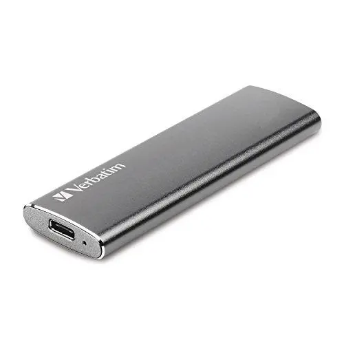 Produktbild: Verbatim Vx500 SSD -240 GB, Spacegrau, 29 g, Externe SSD, USB 3.0 SSD, leichte SSD extern, für Windows & Mac OS X, tragbares Laufwerk, USB-C, Hochgeschwindigkeits-Flashspeicher