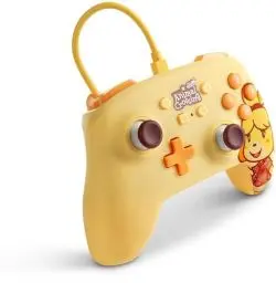 Produktbild: Verbesserter Kabelgebundener PowerA Controller für Nintendo Switch – Animal Crossing: Isabelle, Gamepad, Game-Controller, Kabelgebundener Controller, Offiziell Lizenziert