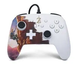 Produktbild: Verbesserter Kabelgebundener PowerA Controller für Nintendo Switch – Aufstieg des Helden, Gamepad, Game-Controller, Kabelgebundener Controller, Offiziell Lizenziert