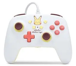 Produktbild: Verbesserter Kabelgebundener PowerA Controller für Nintendo Switch – Pikachu Electric Type, Gamepad, Game-Controller, Kabelgebundener Controller, Offiziell Lizenziert