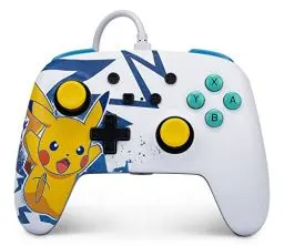 Produktbild: Verbesserter Kabelgebundener PowerA Controller für Nintendo Switch – Pikachu High Voltage, Gamepad, Game-Controller, Kabelgebundener Controller, Offiziell Lizenziert