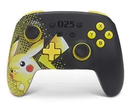 Produktbild: Verbesserter Kabelloser PowerA-Controller für Nintendo Switch - Pikachu 025, Nintendo Switch Lite, Gamepad, Spiele-Controller, Bluetooth-Controller, Aufladbar, Offiziell Lizenziert
