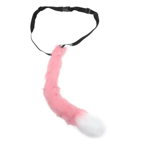 Produktbild: VERDANVERSE Felliger Fuchsschwanz Hüftschmuck Kuscheliges Cosplay Accessoire für Halloween Karneval Karnevalskostüm Damen Herren Party Dekoration