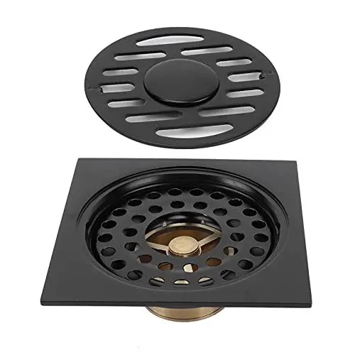 Produktbild: Verdeckter Bodenablauf, Duschteil für Badezimmer, Küche, Schwarzes Set,