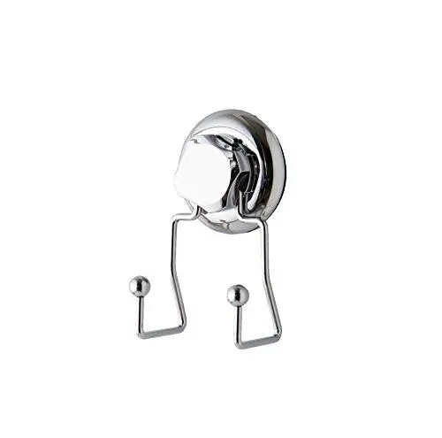 Produktbild: Verdichter RAN4706 Bestlock Doppelwandhaken, Saugnapfbefestigung, Belastbarkeit bis 6 kg, rostfreies Chrom Metall, 7,1 x 5,5 x Höhe 13,5 cm