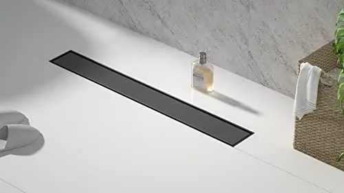 Produktbild: VEREG Duschrinne NAKIA 700 mm Komplettset inkl. Designrost, matt dunkelgrau, optional Befließbar