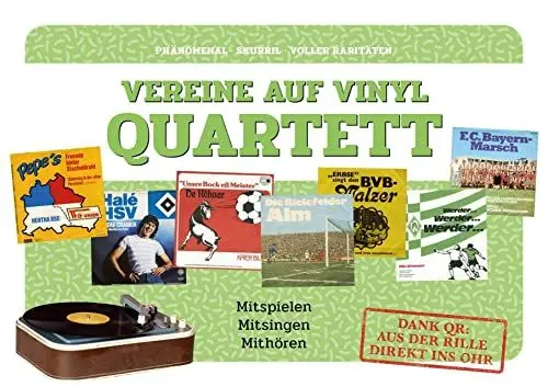 Produktbild: Vereine auf Vinyl Quartett: Fußball-Kult-Vereine auf Vinyl