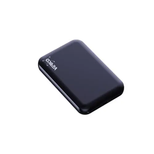 Produktbild: VERICO Power Bank Power Guard 5000 mAh, LiPo Lithium Polymer, externer Akku, externes Ladegerät, Output: 2 x USB-A, Input: 1 x Micro-USB, schwarz