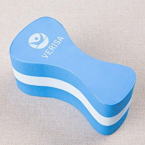 Produktbild: Verisa Pull-Buoy-Schwimmhilfe, aus Schaumstoff, verbessert Schwimmhaltung und stärkt die Armmuskulatur, Schwimm-Trainings-Hilfe, für Erwachsene Senioren Kinder, Blau