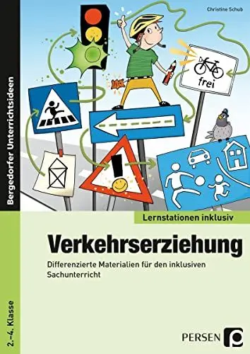 Produktbild: Verkehrserziehung: Differenzierte Materialien für den inklusiven Sachunterricht (2. bis 4. Klasse) (Lernstationen inklusiv)