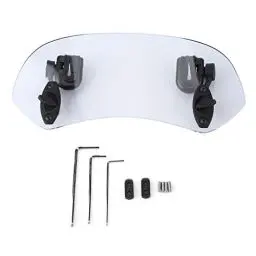 Produktbild: Motorrad Windabweiser, Universal Motorcycle Modified Windschutzscheibe Windschutzscheibe Spoiler Air Deflector(Ger?uchert)
