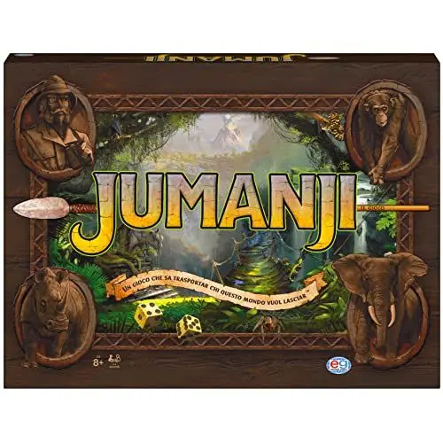 Produktbild: Verlag Giochi , Jumanji Das Spiel, das Klassische Abenteuer-Brettspiel für Familien und Kinder ab 8 Jahren, (Sprache: Italienisch)