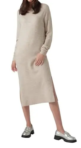 Produktbild: VERO MODA VMLEFILE LS Boatneck Calf Dress NOOS