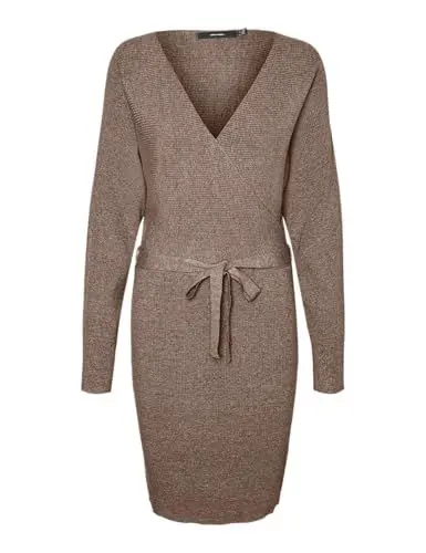 Produktbild: VERO MODA VMHOLLYREM LS V-Neck Dress GA NOOS