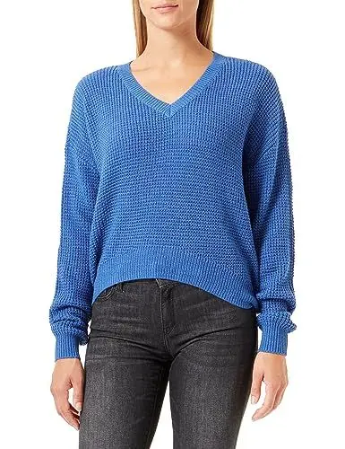 Produktbild: VMLEANNA LS V-Neck Short Pullover GA Boo