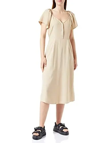 Produktbild: VERO MODA Damen Vmmymilo Calf Dress WVN Ga Kleid, Irish Cream, S EU