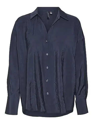 Produktbild: VMQUEENY LS Oversize Shirt WVN GA NOOS