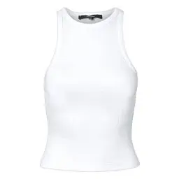 Produktbild: VERO MODA Damen VMROMA S/L Rib TOP JRS NOOS Tops, Bright White, M