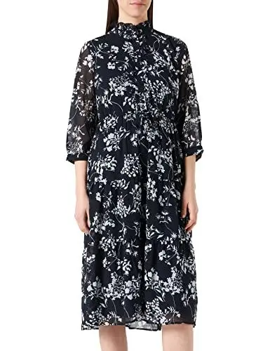 Produktbild: VERO MODA Damen Vmdino 34 Calf Dress WVN Da Ga Noos Kleid, Navy Blazer 1, S EU