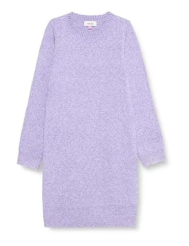 Produktbild: VERO MODA Damen Vmdoffy Ls O-neck Dress Ga Girl Noos, Sand Verbena/Detail:melange, 110