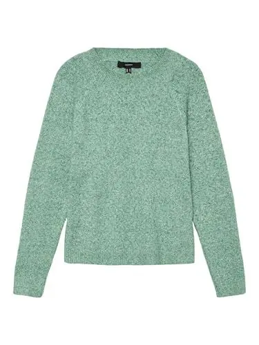 Produktbild: VERO MODA Knitted Pullover VMDOFFY Pullover, Jolly Green/Detail:Melange,S