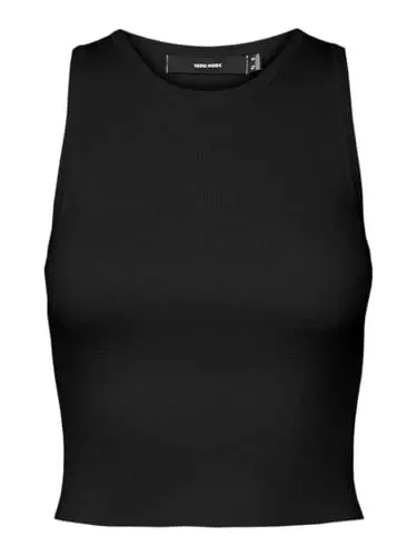 Produktbild: VERO MODA VMGINNY SL O-Neck Crop TOP NOOS