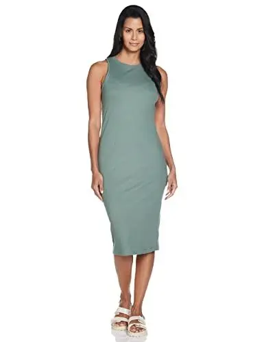 Produktbild: VERO MODA Damen VMLAVENDER SL Calf Dress VMA NOOS Kleid, Laurel Wreath, L