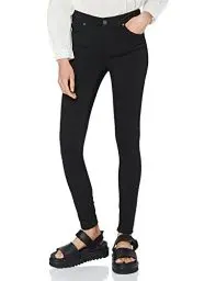 Produktbild: VERO MODA Damen Vmlux Nw Super Slim Ba037 Noos Jeans, Schwarz, XL EU