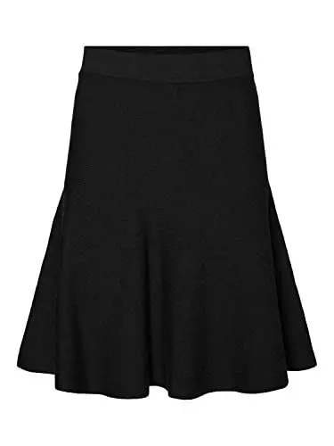 Produktbild: VERO MODA Damen Vmnancy Nw Short Skirt Ga Noos Rock, Schwarz, M EU