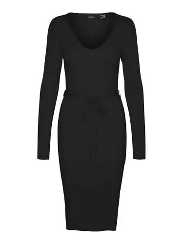 Produktbild: VERO MODA Female Strickkleid VMSABA Midikleid