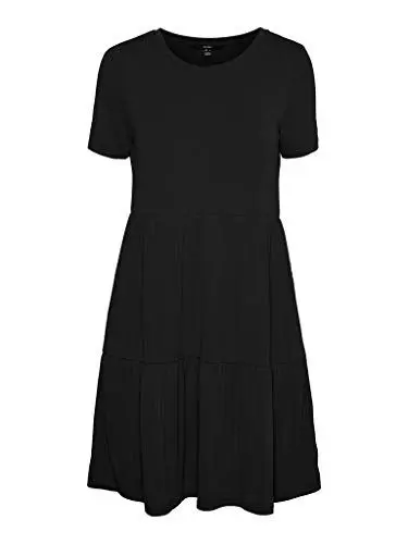 Produktbild: VERO MODA Damen Vmfilli Calia Short Dress Ga Noos Kleid, Schwarz, L EU