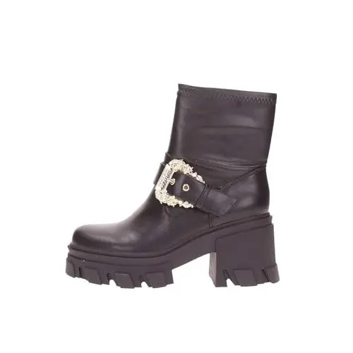 Produktbild: VERSACE JEANS COUTURE Damen Stiefeletten mit Absatz Black 39 EU