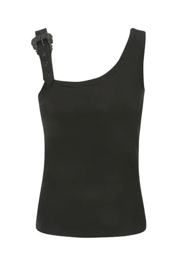 Produktbild: VERSACE JEANS COUTURE Damen Top Black 42 EU