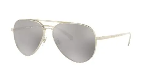Produktbild: Versace 0VE2217 Sonnenbrille, Pale Gold/Grey, 59/14/140