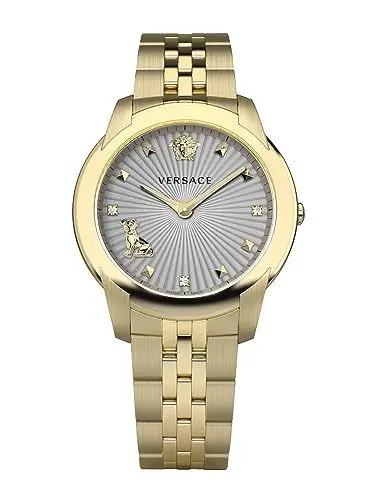 Produktbild: Versace Damen Armbanduhr Audrey 38 mm Armband Edelstahl VELR01019