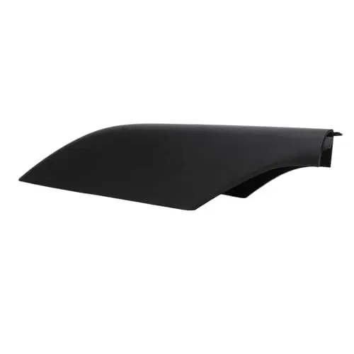 Produktbild: Verschleißfeste Schwarze Dachgepäckträger-Schienen-Endschalenkappe Für GX470 2003-2009, Schützt das Fahrzeug mit Präziser Passform, ABS-Material, Stilvolles Design, (Hinten