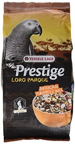 Produktbild: Versele-Laga Prestige Loro-Parque African Parrot Mix | 1 kg | Samenmischung für Afrikanische Papageien | Mit extrudierten VAM Körnchen | Vitamine & Mineralstoffe