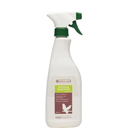 Produktbild: VERSELE-LAGA – Oropharma Jungle Shower – Vogelspray mit Aloe Vera – für glänzendes Gefieder und gesunde Haut – 500 ml