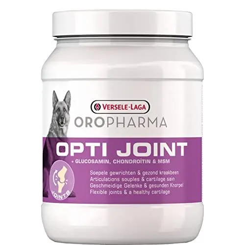Produktbild: VERSELE-LAGA – Oropharma Opti Joint – Nahrungsergänzungsmittel für Hunde – für Flexible Gelenke – ältere Hunde und große Welpen – 700 g