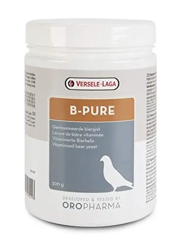Produktbild: Versele-Laga B-Pure | 500 g | Ergänzungsfuttermittel für Tauben | Vitaminierte Bierhefe zur Unterstützung der Kondition | Reich an essentiellen Aminosäuren und Vitamin B