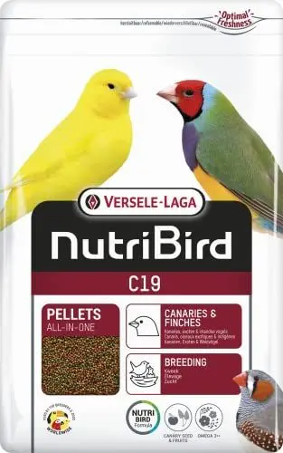 Produktbild: Versele-laga - Zuchtfutter für exotische Vögel und Kanarienvögel NUTRIBIRD C19 3kg