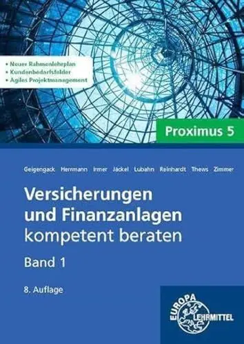 Produktbild: Versicherungen und Finanzanlagen Band 1 - Proximus 5: kompetent beraten