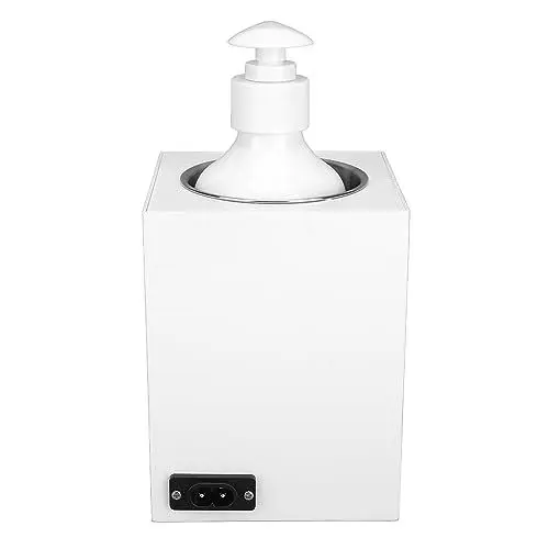 Produktbild: Massageöl-Erhitzer, Einzelflasche, Verstellbarer Inneneinsatz aus Aluminiumlegierung, Schnell Erhitzender Lotionswärmer (EU-Stecker)
