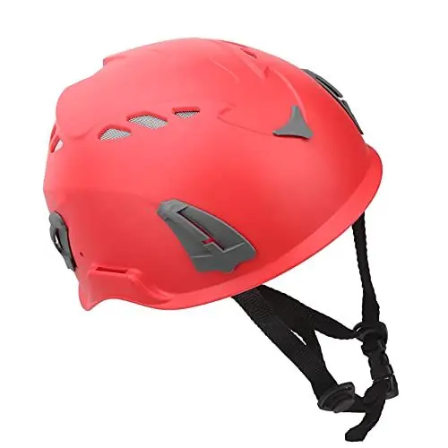 Produktbild: Verstellbarer Helm, puffert effektiv den Impact Kletterhelm mit abnehmbarem dickem Innenfutter zum Klettern(red)