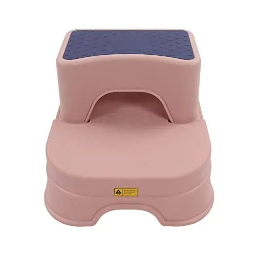 Produktbild: Verstellbarer, Verbreiterter Fuß, Ergonomischer Kleinkind-Tritthocker, Baby-Handwasch-Trittpolsterfuß für Kinder(Pink Lila)